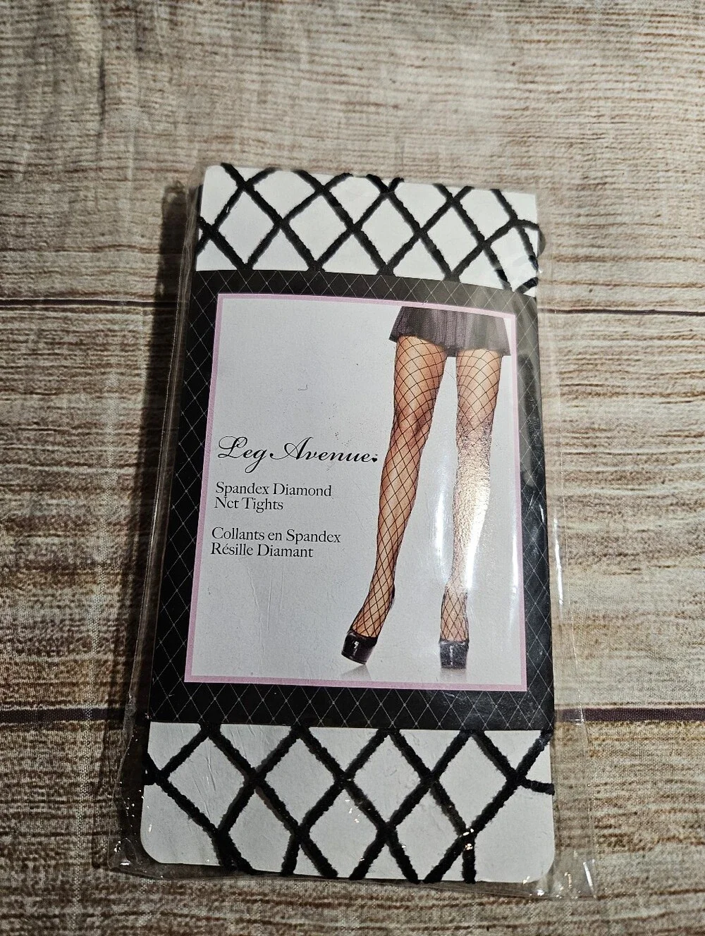 Leg avenue gothic black fishnet diamond stockings tights
